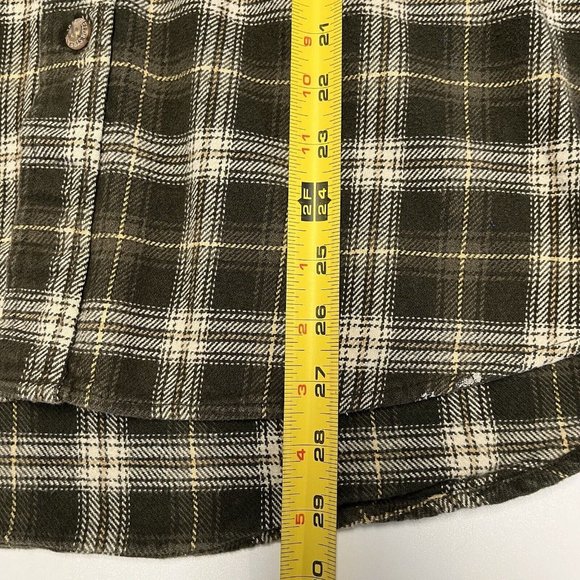 Field & Stream Flannel Button Shirt Long Sleeve Mens Medium Plaid I3 - Picture 10 of 12